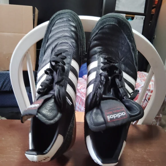 Adidas Copa Mundial Men's Black and White Sneakers - Picture 4 of 4